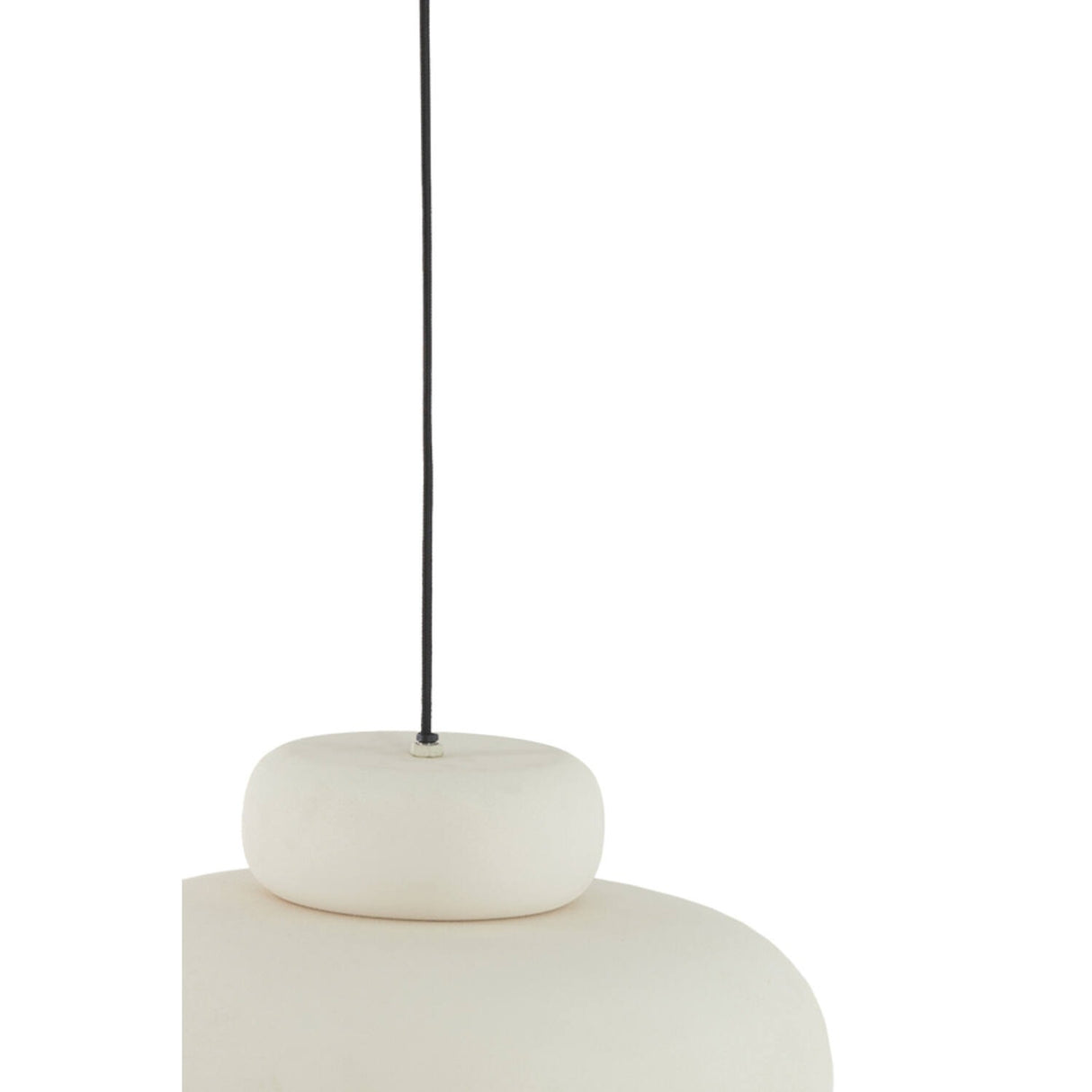 Hanging Pendant 39 x 20cm NEIVA Matt Cream - CEILING LIGHTS - Beattys of Loughrea