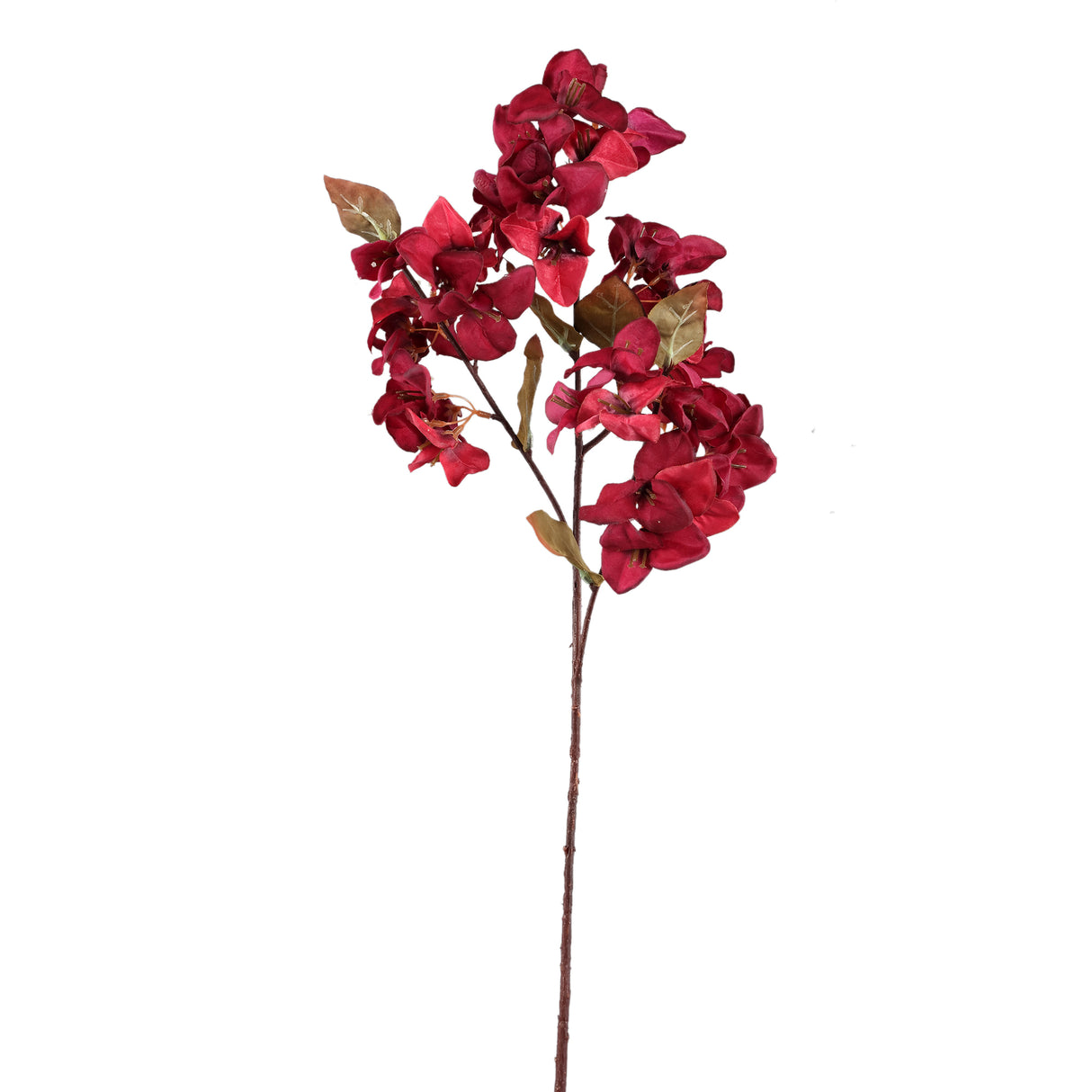 Red Trillium Stem Artificial Flower - FLOWERS - PAPER/PLASTIC - Beattys of Loughrea