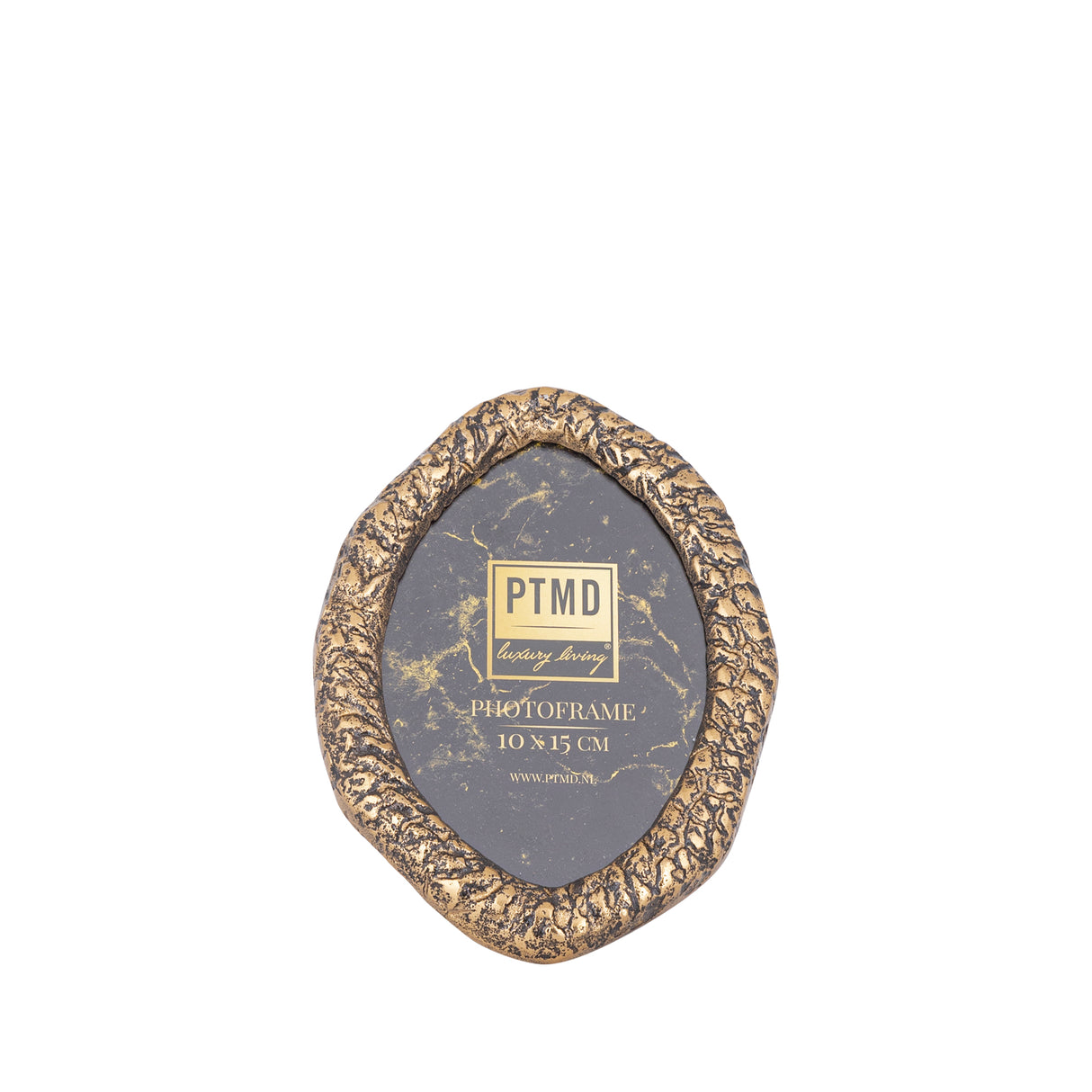 Paislie Brass Cast Alum Photo Frame Oval 10 x 15cm - PHOTO FRAMES - PLATED, GILT, STONE - Beattys of Loughrea