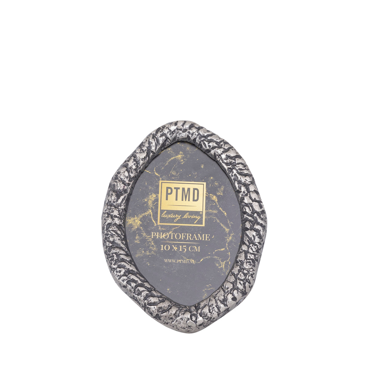 Paislie Nickel Cast Alum Photo Frame Oval 10 x 15cm - PHOTO FRAMES - PLATED, GILT, STONE - Beattys of Loughrea