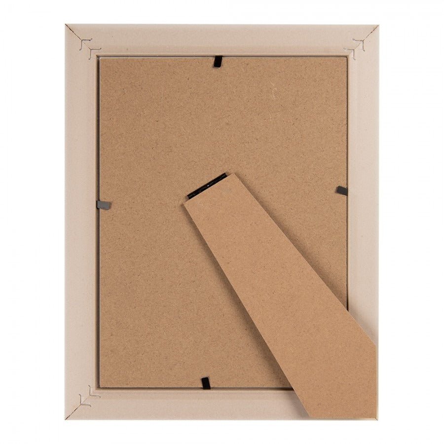 Photo Frame 13 x 18cm White MDF Rectangle Bohemian - PHOTO FRAMES - PLATED, GILT, STONE - Beattys of Loughrea