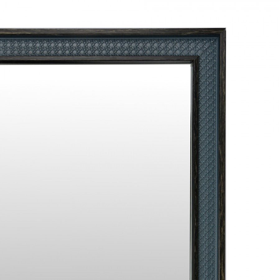 Mirror 36 x 46cm Grey MDF Rectangle - WALL MIRRORS - Beattys of Loughrea