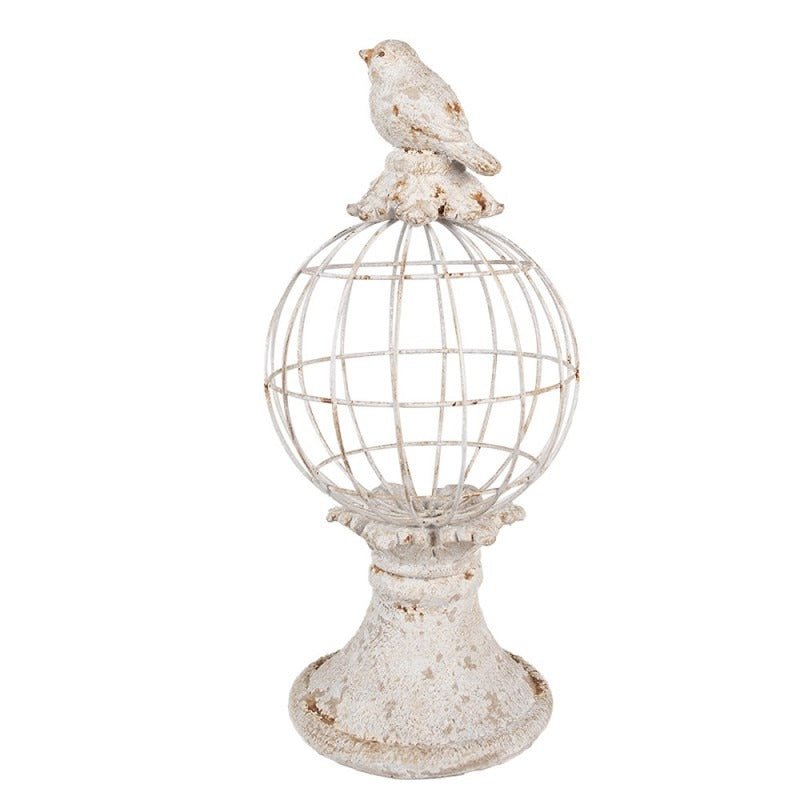 Decorative Figurine Bird 12 x 7 x 14cm Grey - ORNAMENTS - Beattys of Loughrea