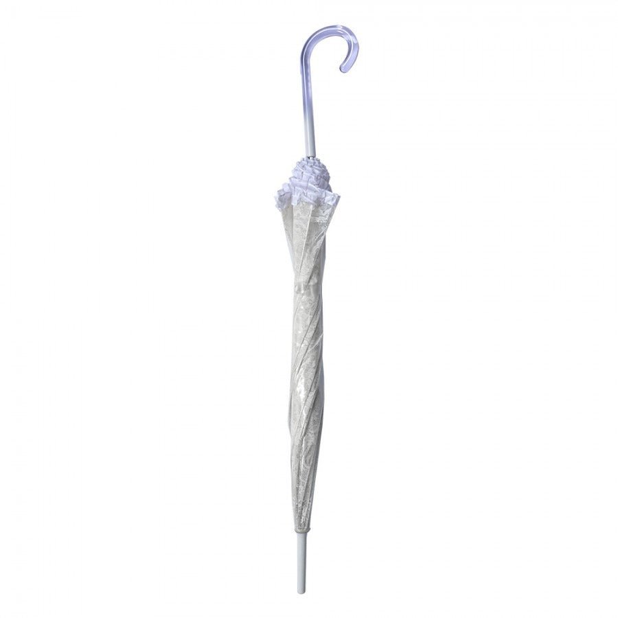 Adult Umbrella 60cm Transparent Plastic Hearts Round - H/H - CLOTHES PEG/COAT HANGER/WALKING STICK..ETC - Beattys of Loughrea