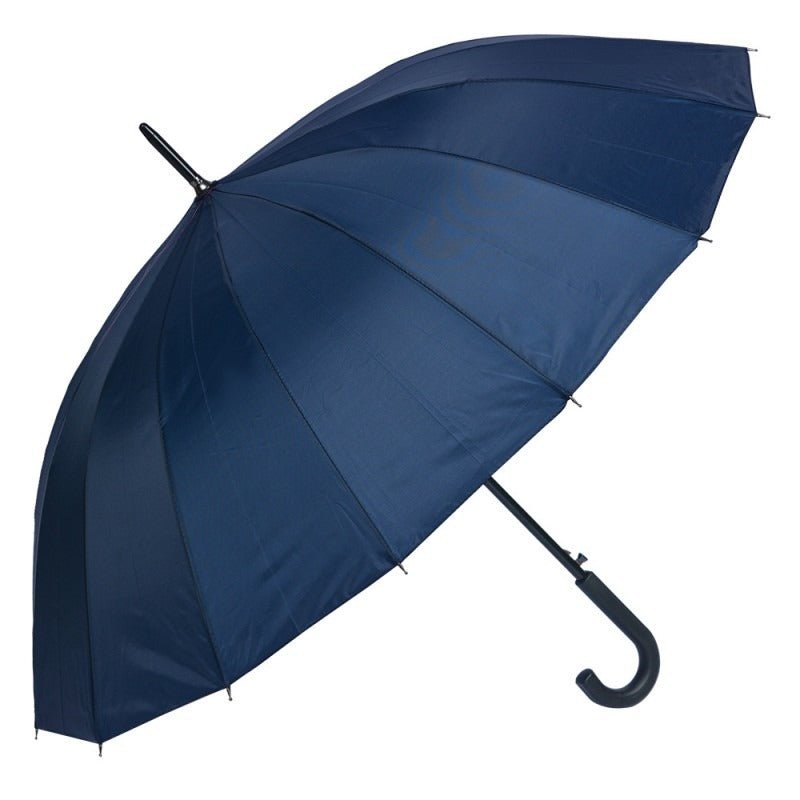 Adult Luxury Umbrella 60cm Blue Round - H/H - CLOTHES PEG/COAT HANGER/WALKING STICK..ETC - Beattys of Loughrea