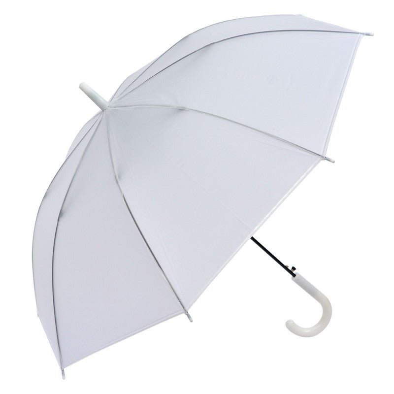 Adult Luxury Umbrella 80cm White - H/H - CLOTHES PEG/COAT HANGER/WALKING STICK..ETC - Beattys of Loughrea