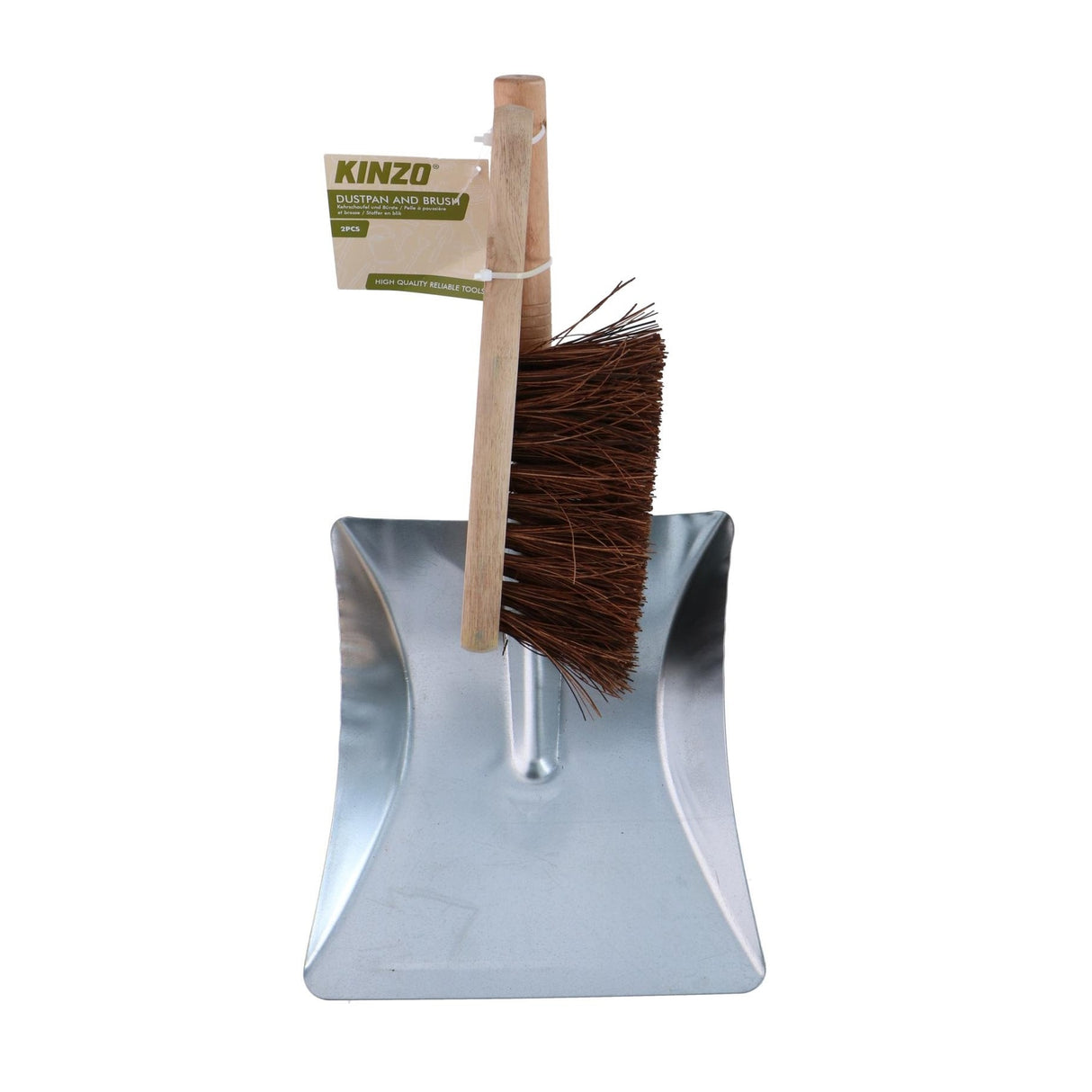 KINZO Dustpan and Brush Set 2 pcs - CLEANING SWEEPNG BRUSH/BROOM/DUSTPAN - Beattys of Loughrea