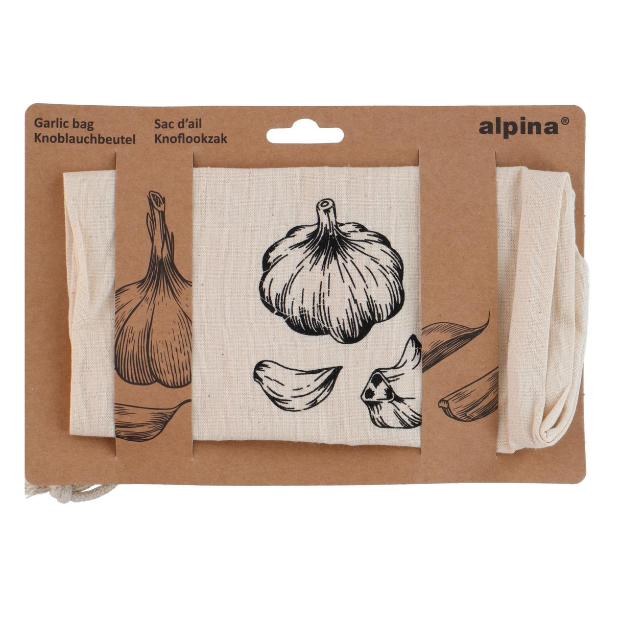 ALPINA Garlic Bag 3 pcs - PLASTICS - STORAGE LUNCH BOX BEAKER - Beattys of Loughrea