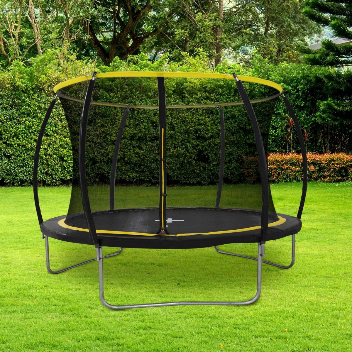 DUNLOP Trampoline with Safety Net 8ft (244 x 200cm) - SWINGS/SLIDE OUTDOOR GAMES - Beattys of Loughrea