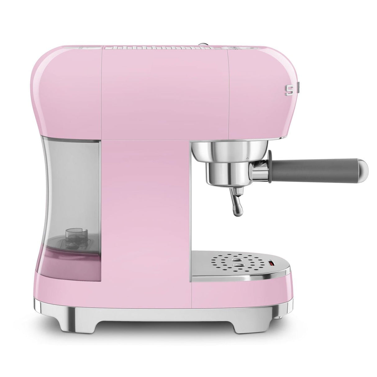 Smeg Espresso Coffee Machine with Pump 50's Style Pink ECF02PKUK - COFFEE MAKERS / ACCESSORIES - Beattys of Loughrea