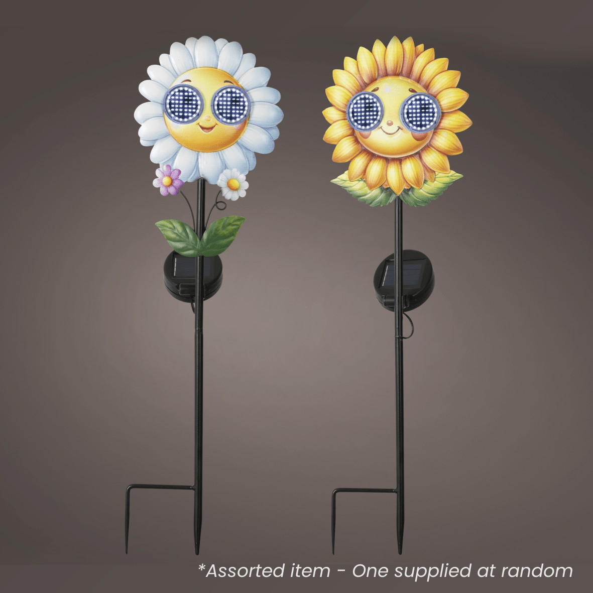 Flower Solar Stake Light Assorted - One Supplied* - GARDEN ORNAMENTS INCL SOLAR - Beattys of Loughrea