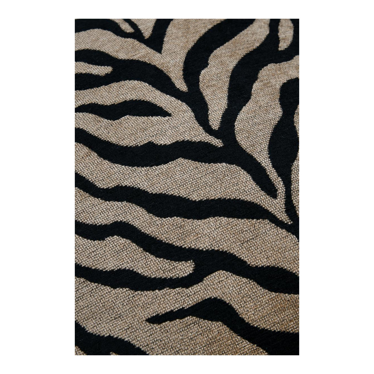 STOF Fauves Faux Fur Cushion, Black, 45x45cm - CUSHIONS/COVERS - Beattys of Loughrea