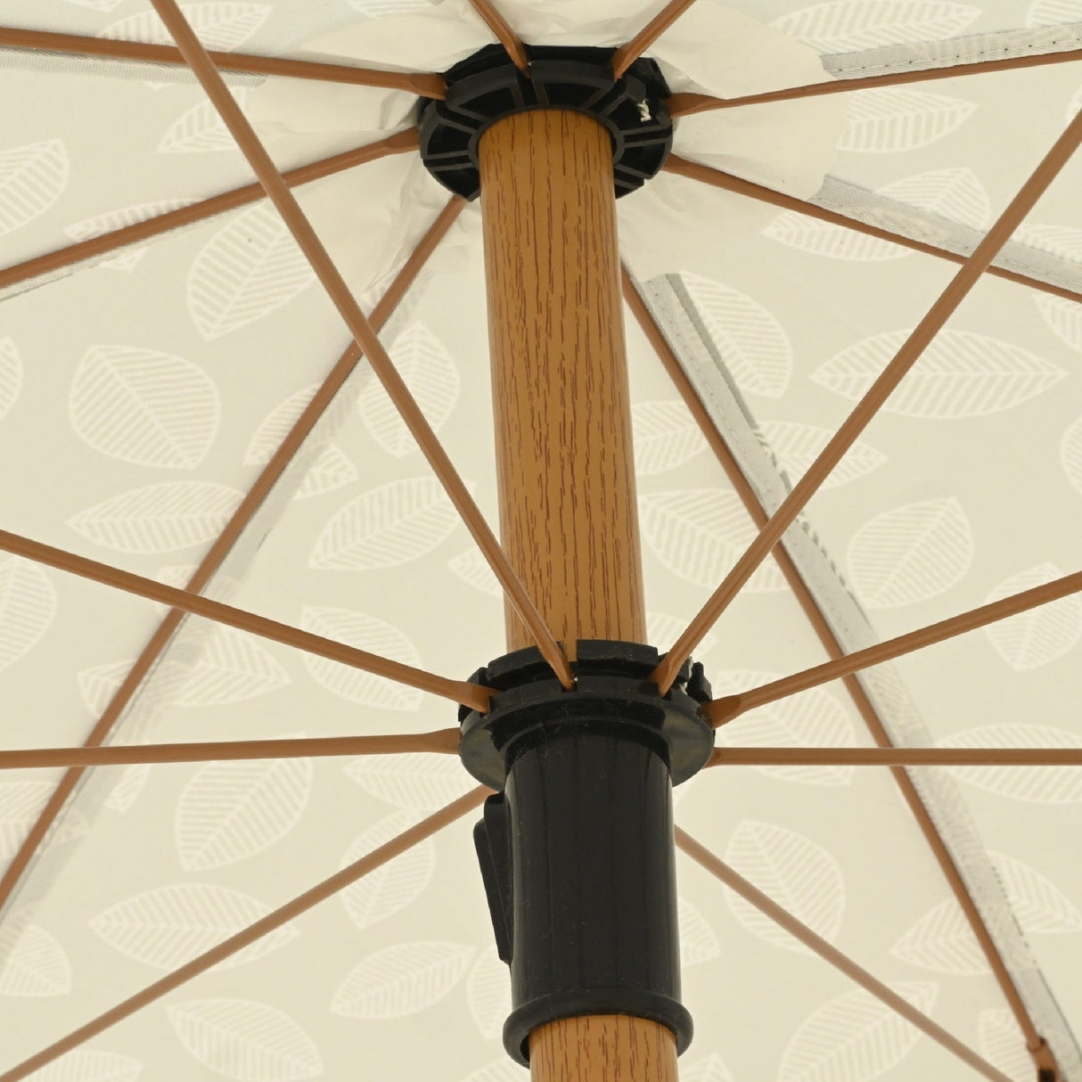 1.8m Sage Leaf Fringed Parasol - PARASOLS - Beattys of Loughrea
