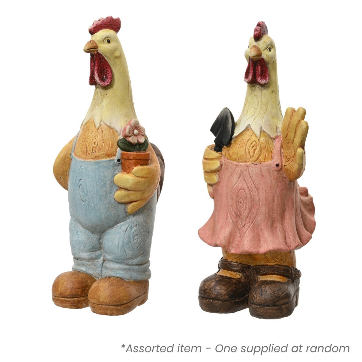 Polyresin Chicken Ornament Assorted - One Supplied* - ORNAMENTS - Beattys of Loughrea