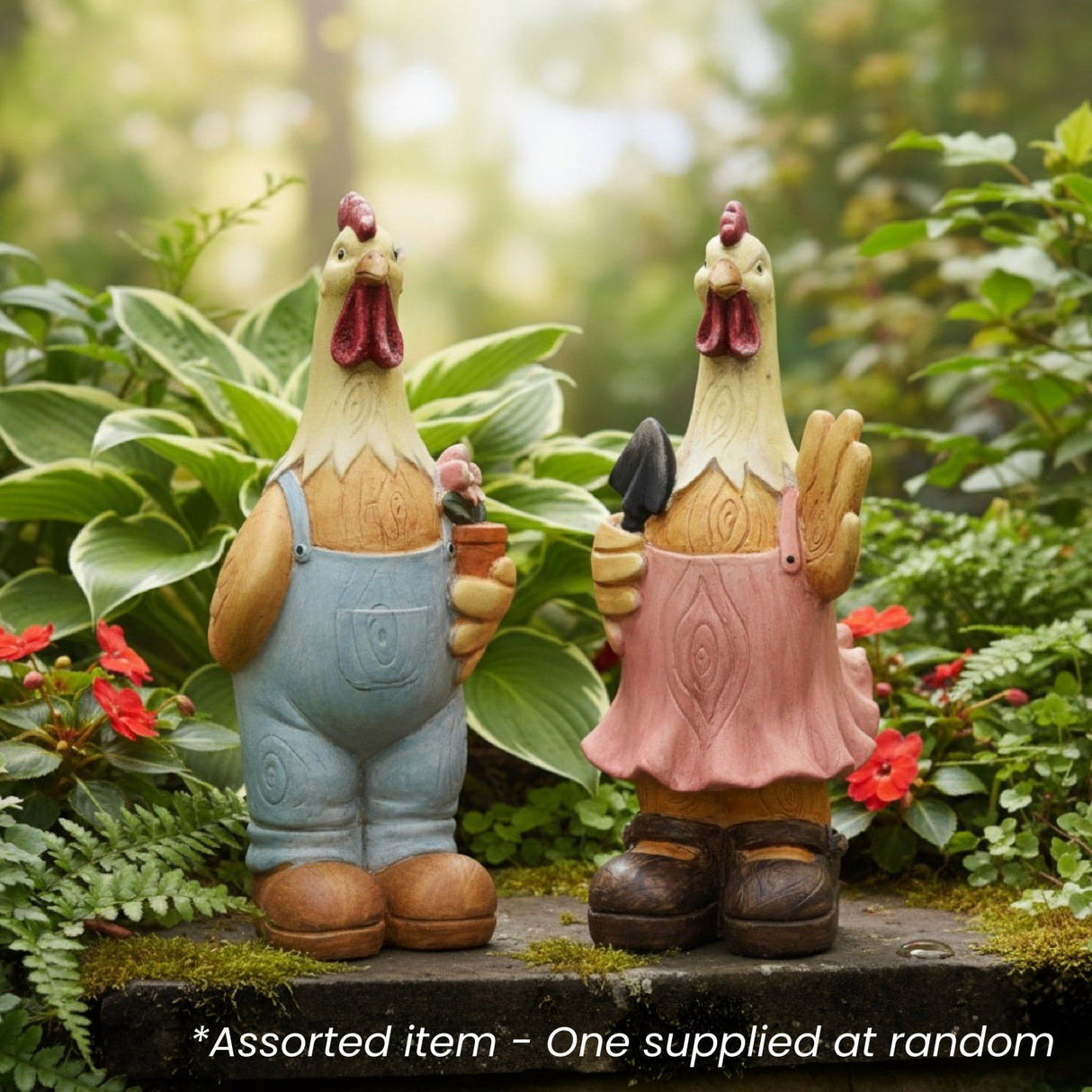 Polyresin Chicken Ornament Assorted - One Supplied* - ORNAMENTS - Beattys of Loughrea