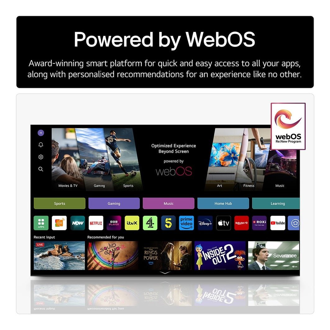 LG 48" OLED AI B5 4K Smart TV (2025) | OLED48B56LA.AEK - TV 29" (73CM +) - Beattys of Loughrea