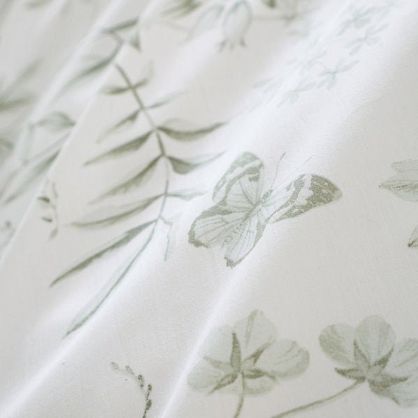 Bianca Thea Floral 200 Thread Count Cotton Green Reversible Duvet Cover Set – King - DUVET COVERS - Beattys of Loughrea