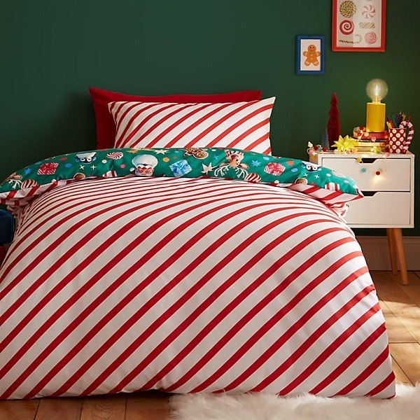 Catherine Lansfield Christmas Icons Festive Children Duvet Cover Set – Double - DUVET COVERS - Beattys of Loughrea