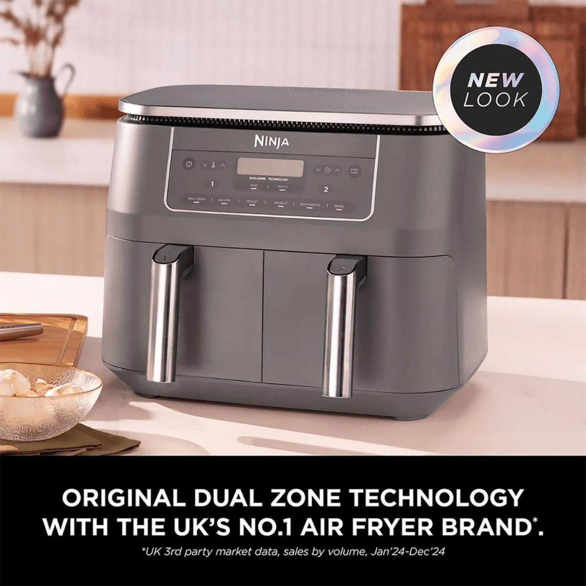 Ninja 6 - in - 1 Dual Zone Air Fryer (DZ300UK) - AIR FRYER / DEEP FAT FRYERS - Beattys of Loughrea