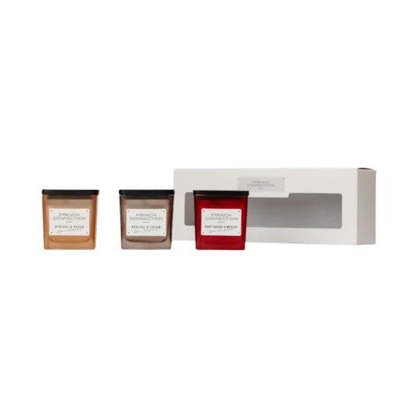 Autumn Collection Trio of Candles Set by French Connection 3 X 55g - CANDLES - Beattys of Loughrea