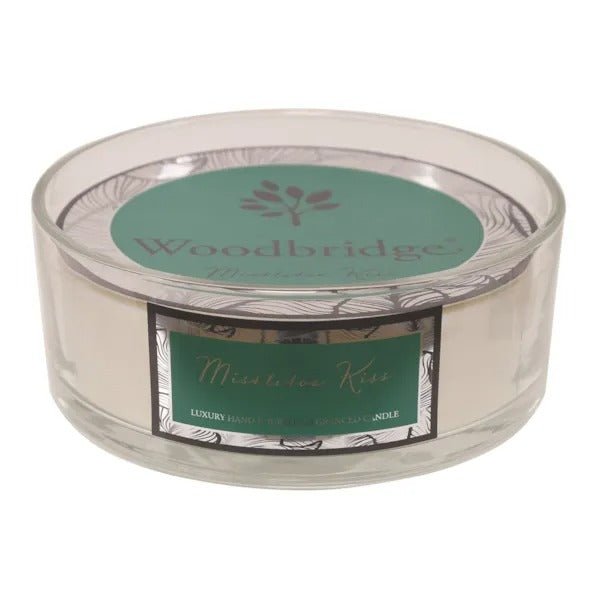 Woodbridge Mistletoe Kiss - 5 Wick Candle Bowl 990g - CANDLES - Beattys of Loughrea
