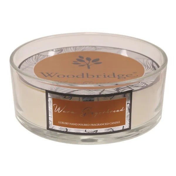 Woodbridge Warm Gingerbread - 5 Wick Candle Bowl 990g - CANDLES - Beattys of Loughrea