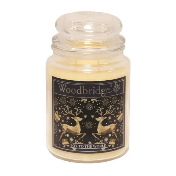 Woodbridge Joy To The World Large Scented Candle Jar - CANDLES - Beattys of Loughrea