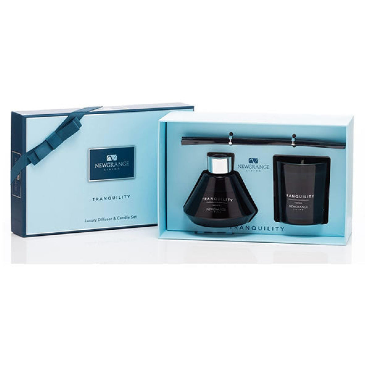 Newgrange Living Tranquility Restore Candle & 100ml Diffuser Set