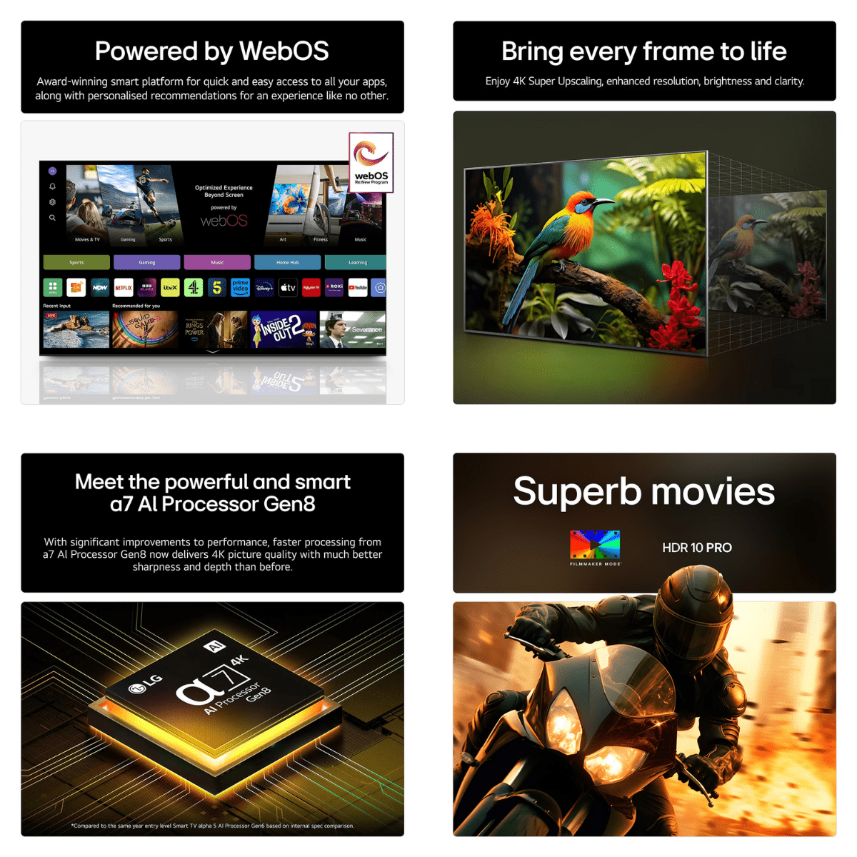 LG 55″ UA73 4K UHD HDR LED Smart TV (55UA73006LA) - TV 29" (73CM +) - Beattys of Loughrea