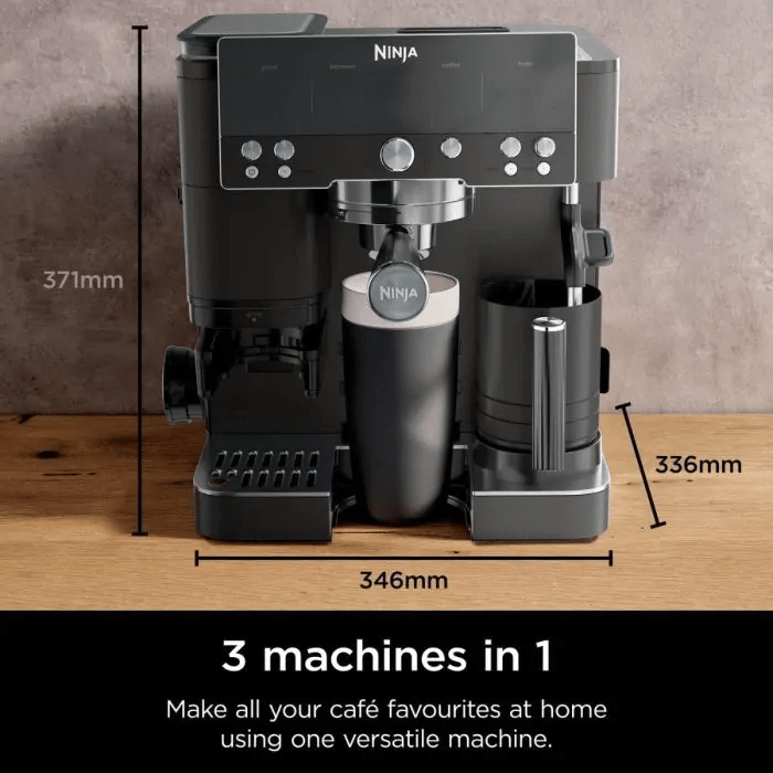 Ninja Luxe Café Premier Espresso Machine – Black ES601UKBK - COFFEE MAKERS / ACCESSORIES - Beattys of Loughrea