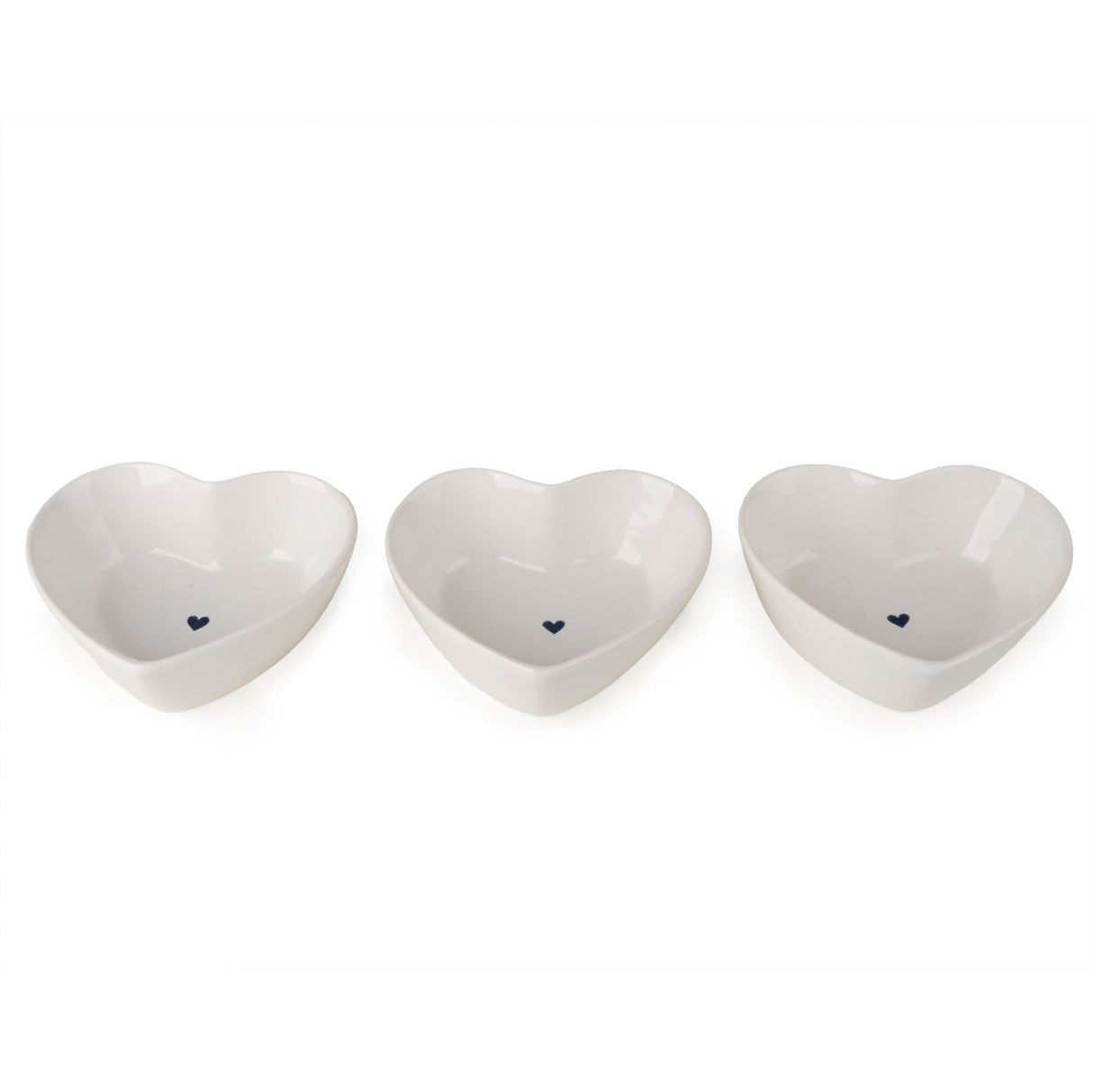 Set of 3 Nibble Bowls - Hearts - GENERAL LOOSE WARE - Beattys of Loughrea