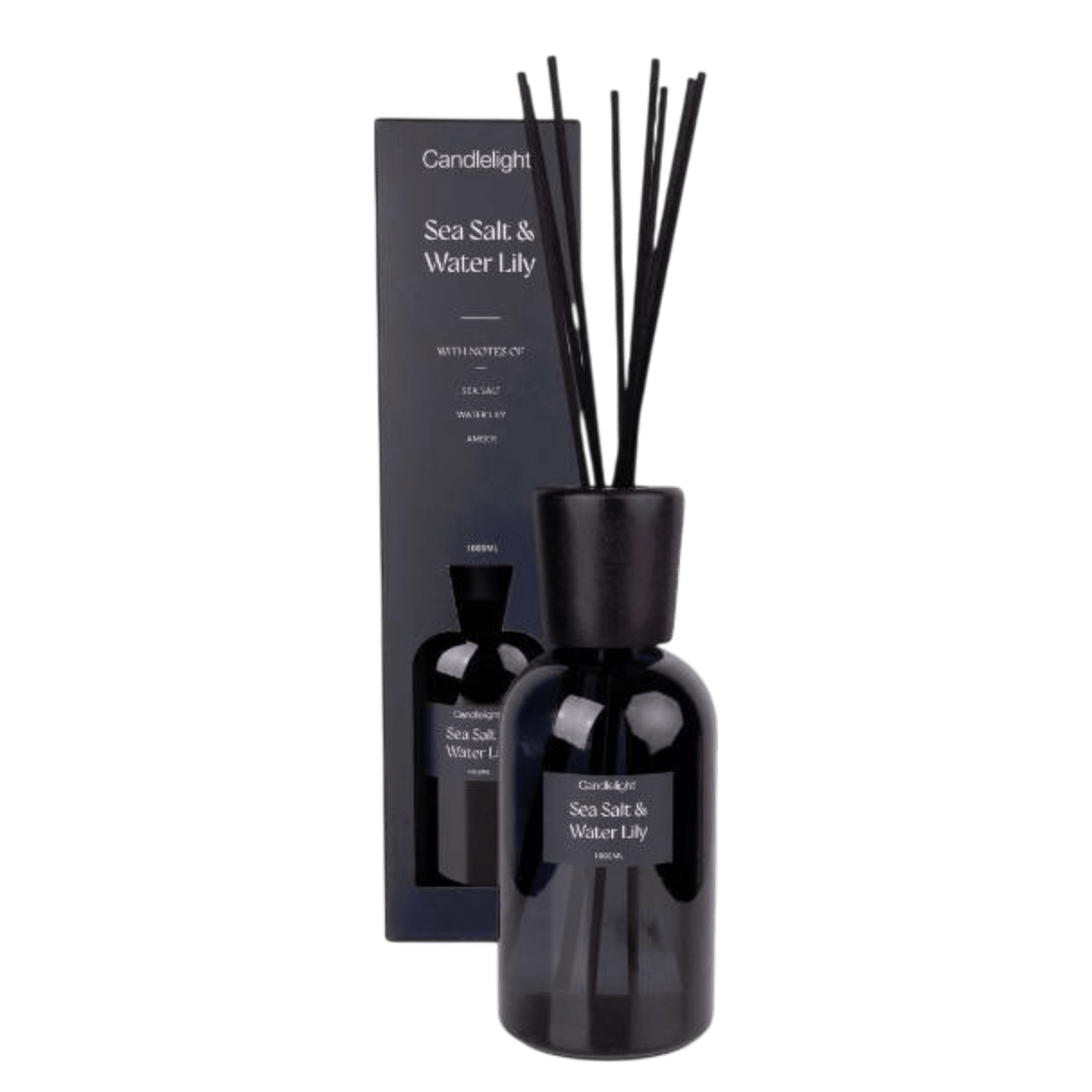 Candlelight 1000Ml Reed Diffuser – Sea Salt & Water Lily - POT POURRI/AROMATHERAPY/OILS/DIFFUSER - Beattys of Loughrea