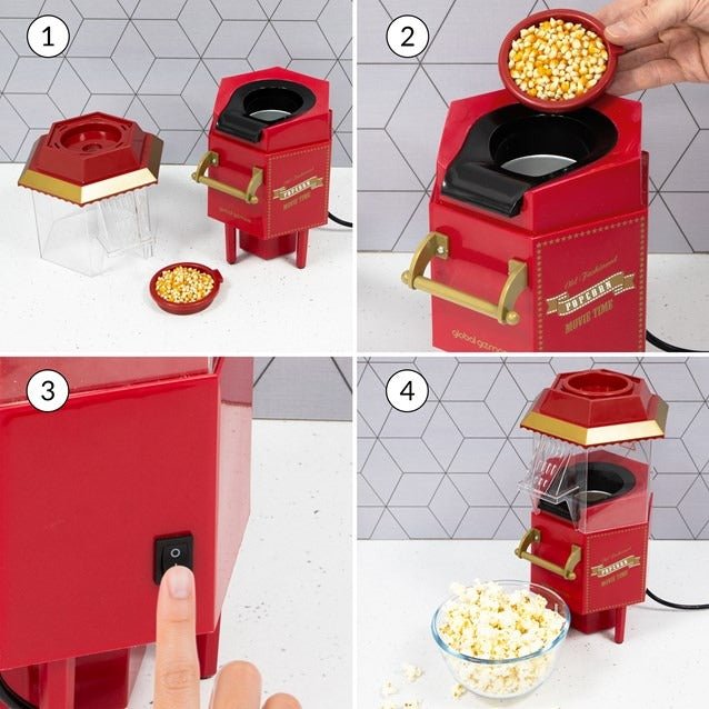 Carnival Popcorn Maker – Fairground Cart Design - SMOOTHIE ICECREAM YOG POPCORN CHOC - Beattys of Loughrea