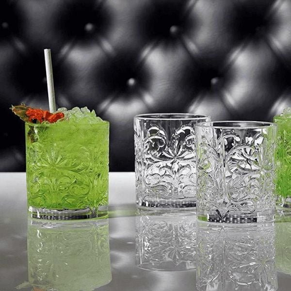 RCR Crystal Tattoo Tumblers – 340ml, Set of 6 - DRINKING GLASSES - Beattys of Loughrea