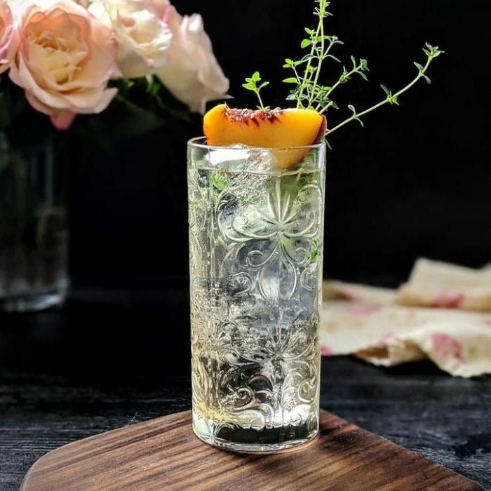 RCR Crystal Tattoo Hiball Glasses – 370ml, Set of 6 - DRINKING GLASSES - Beattys of Loughrea