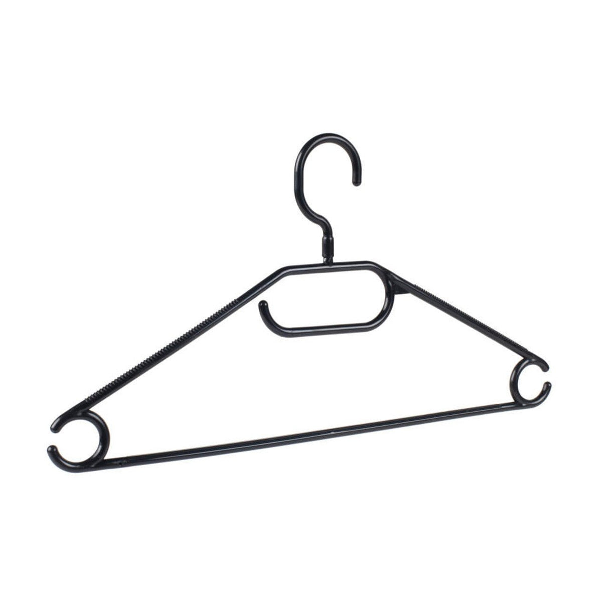 Beldray Black Plastic Clothes Hangers - 10 Pack - H/H - CLOTHES PEG/COAT HANGER/WALKING STICK..ETC - Beattys of Loughrea