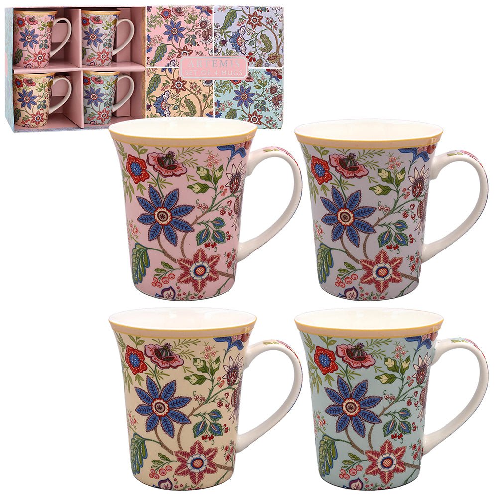 William Morris Artemis Mugs Set Of 4 - MUG SETS - Beattys of Loughrea