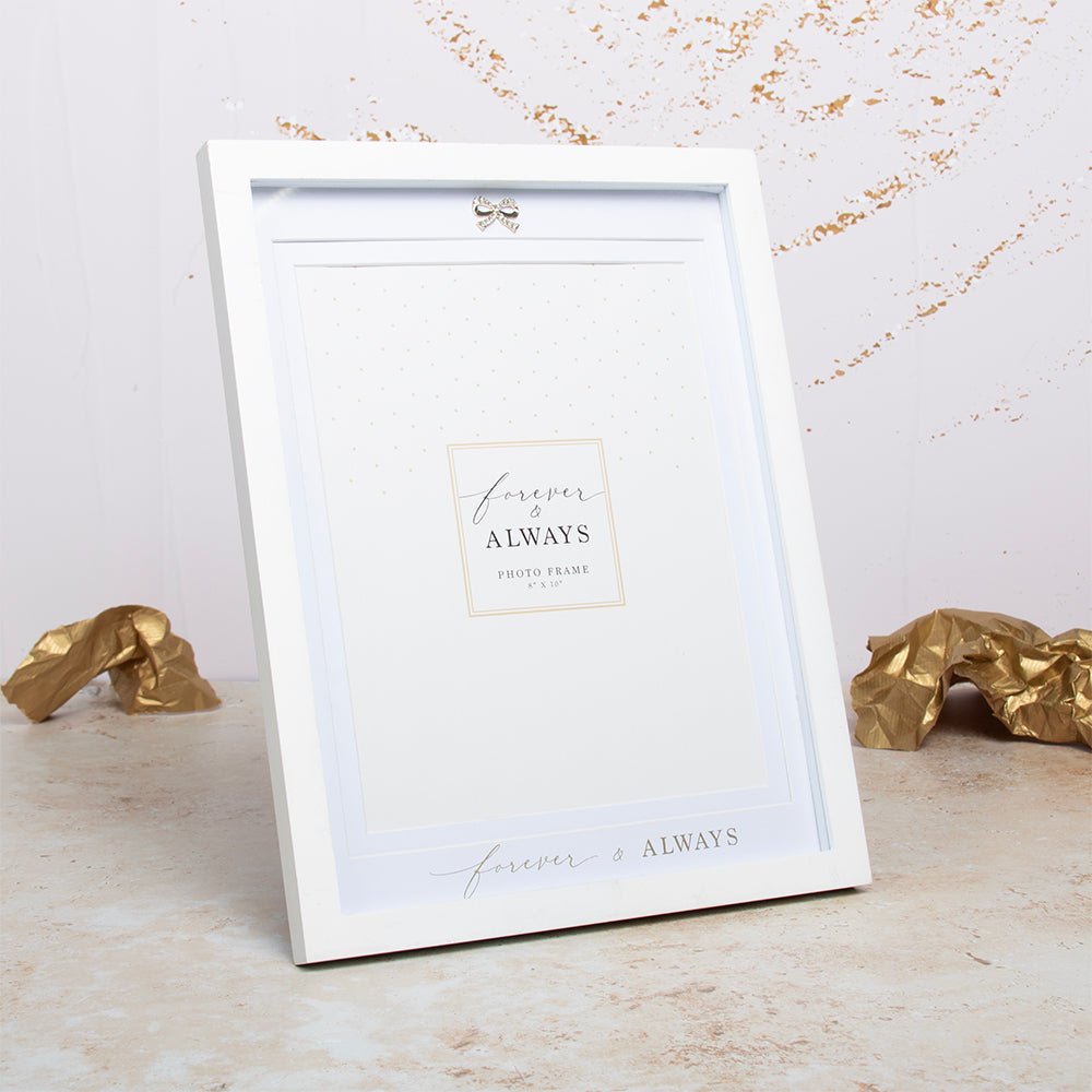 Forever & Always Photo Frame – 8" x 10" - PHOTO FRAMES - PLATED, GILT, STONE - Beattys of Loughrea
