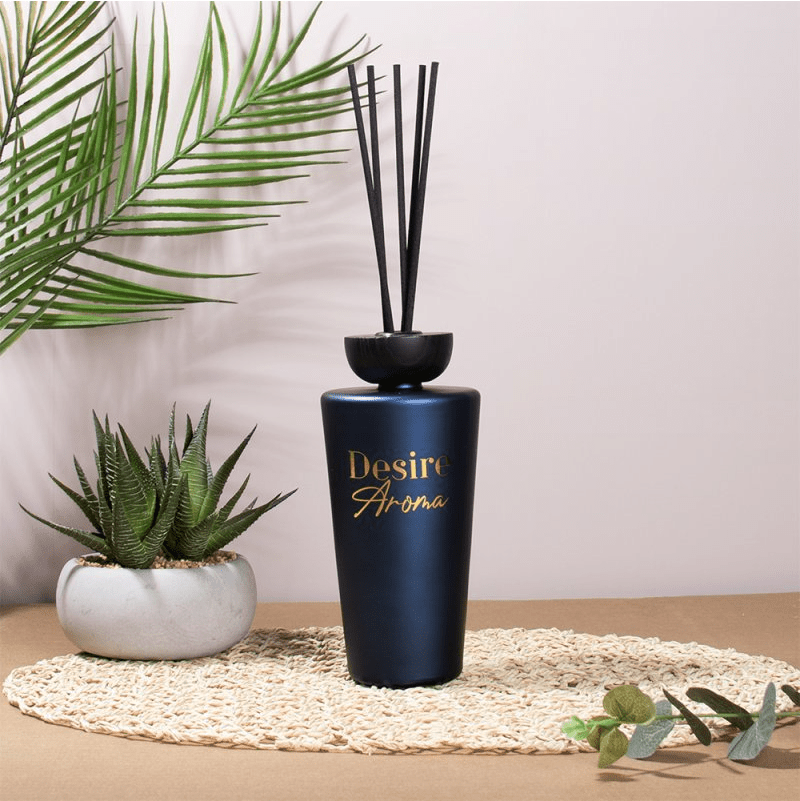 Desire Aroma Luxury Reed Diffuser – Oud & Bergamot (1000ml) - POT POURRI/AROMATHERAPY/OILS/DIFFUSER - Beattys of Loughrea