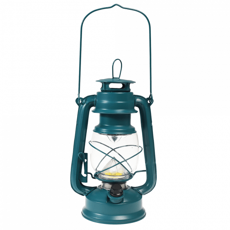 LED Hurricane Lantern – Spirit of Adventure Blue (24cm) - CANDLE HOLDERS / Lanterns - Beattys of Loughrea