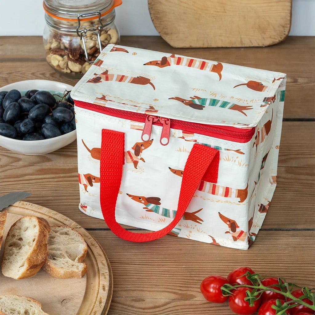 Insulated Lunch Bag – Sausage Dog Print - PLASTICS - STORAGE LUNCH BOX BEAKER - Beattys of Loughrea
