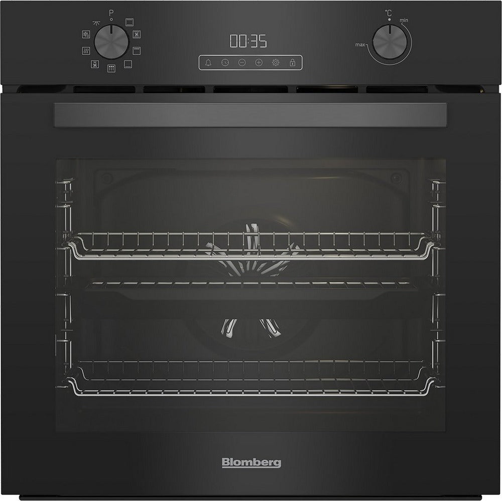 Blomberg Pyroclean Aero Chef Built In Single Oven - Black | ROEN8232BP - ELECT OVEN SINGLE & DBLE BUILT IN - Beattys of Loughrea