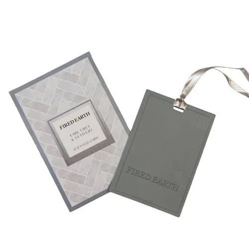 Fired Earth by Wax Lyrical Scented Card Earl Grey & Vetivert - POT POURRI/AROMATHERAPY/OILS/DIFFUSER - Beattys of Loughrea