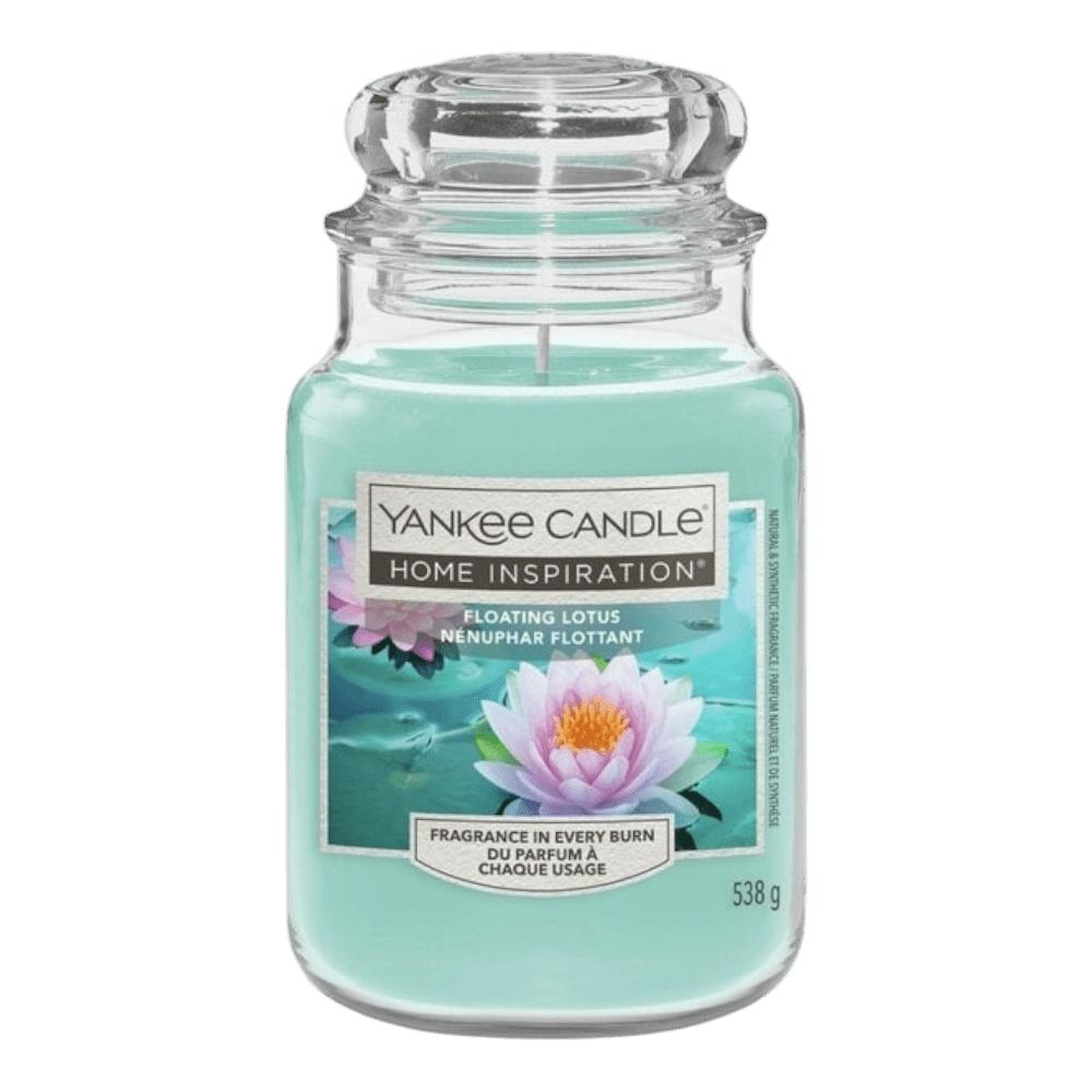 Floating Lotus Home Inspirations Large Yankee Candle 538g - CANDLES - Beattys of Loughrea