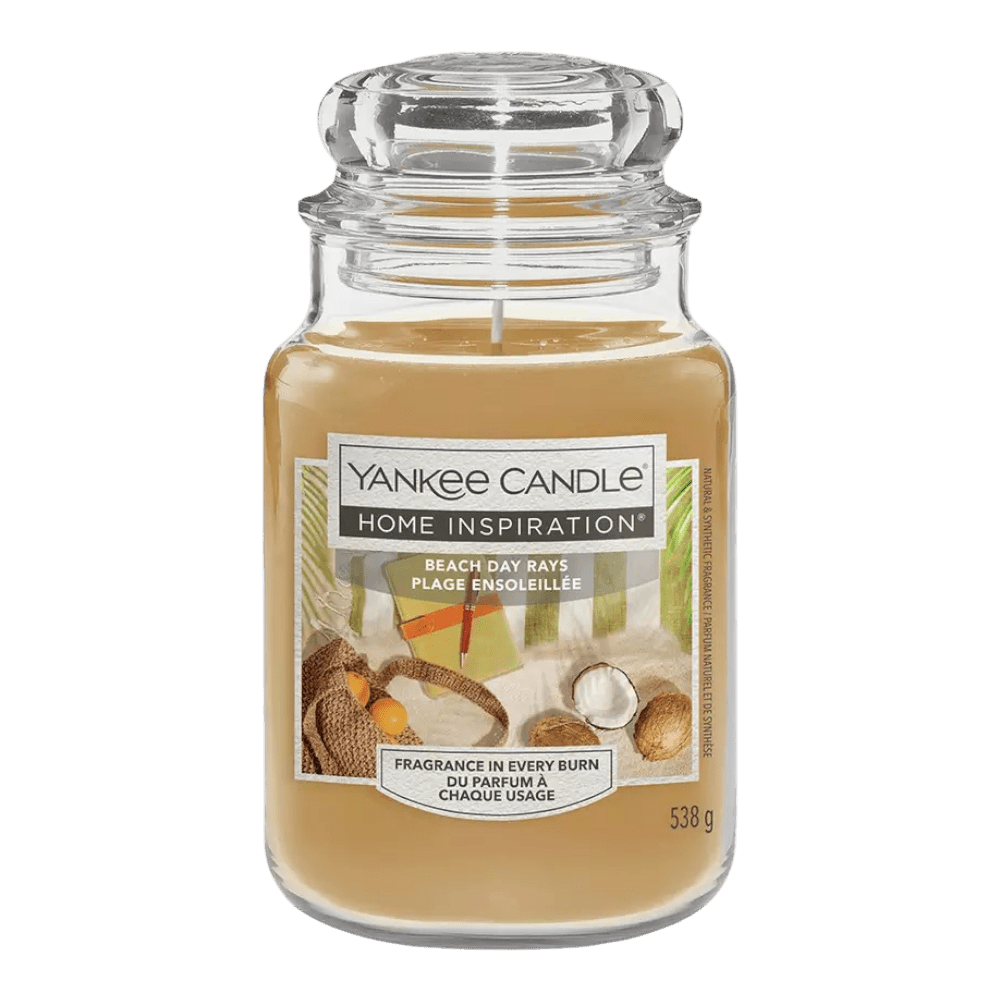 Beach Day Rays Home Inspirations Large Yankee Candle 538g - CANDLES - Beattys of Loughrea