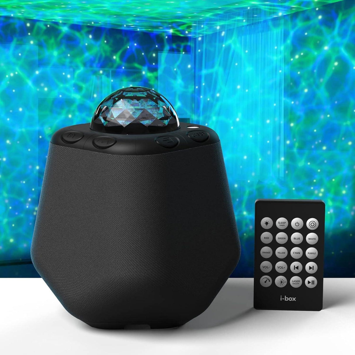 i - Box Galaxy Starlight Projector – Bluetooth Speaker with Remote Control - SPEAKERS HIFI MP3 PC - Beattys of Loughrea
