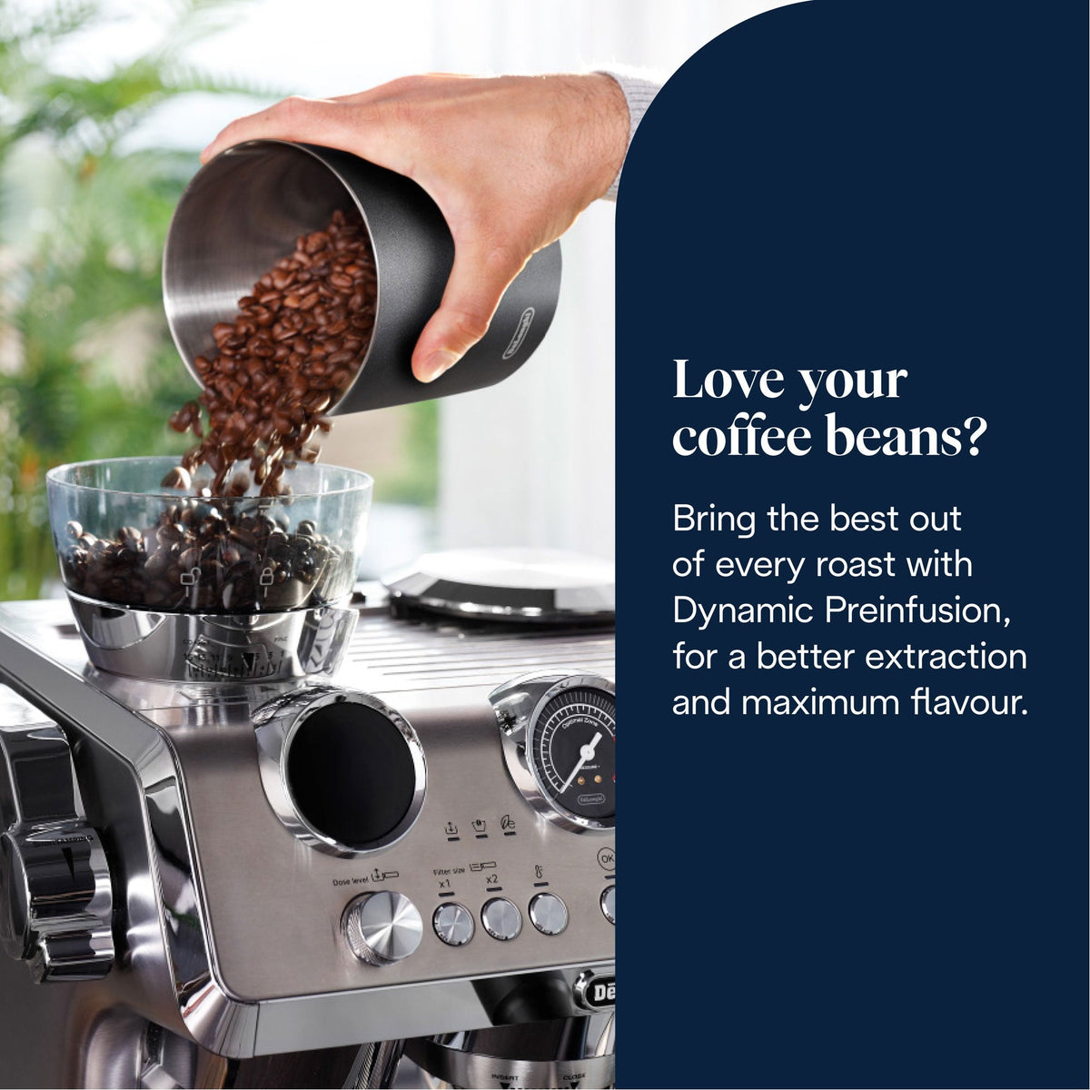 De'Longhi La Specialista Maestro EC9885.M Stainless Steel Manual Bean to Cup Espresso Machine