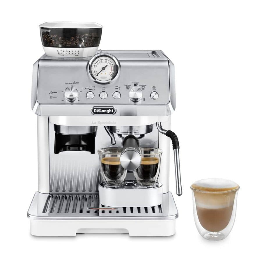 Delonghi La Specialista Arte Manual Bean to Cup Coffee Machine - White | EC9155.W - COFFEE MAKERS / ACCESSORIES - Beattys of Loughrea