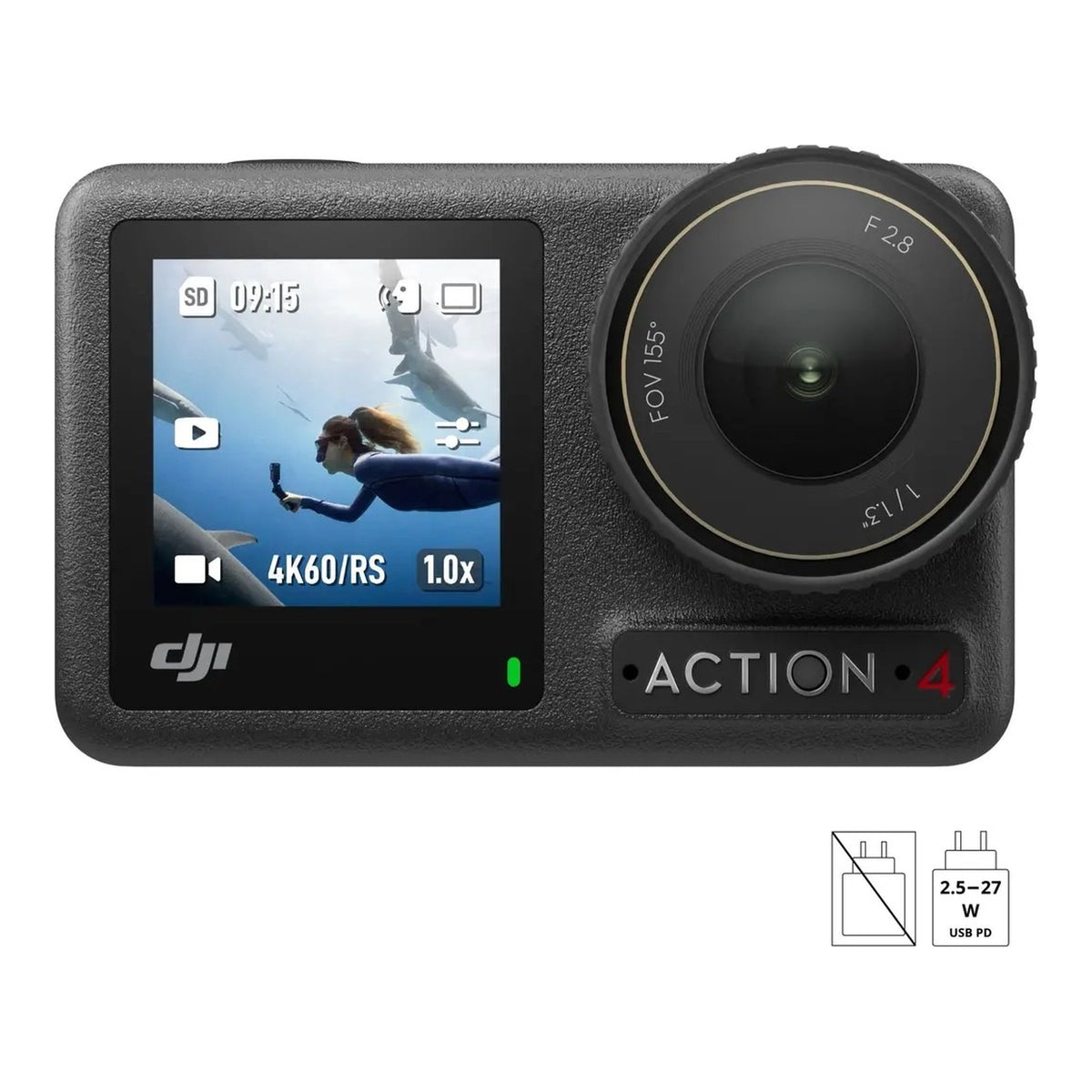 DJI Osmo Action 4 Action Camera, Standard Combo