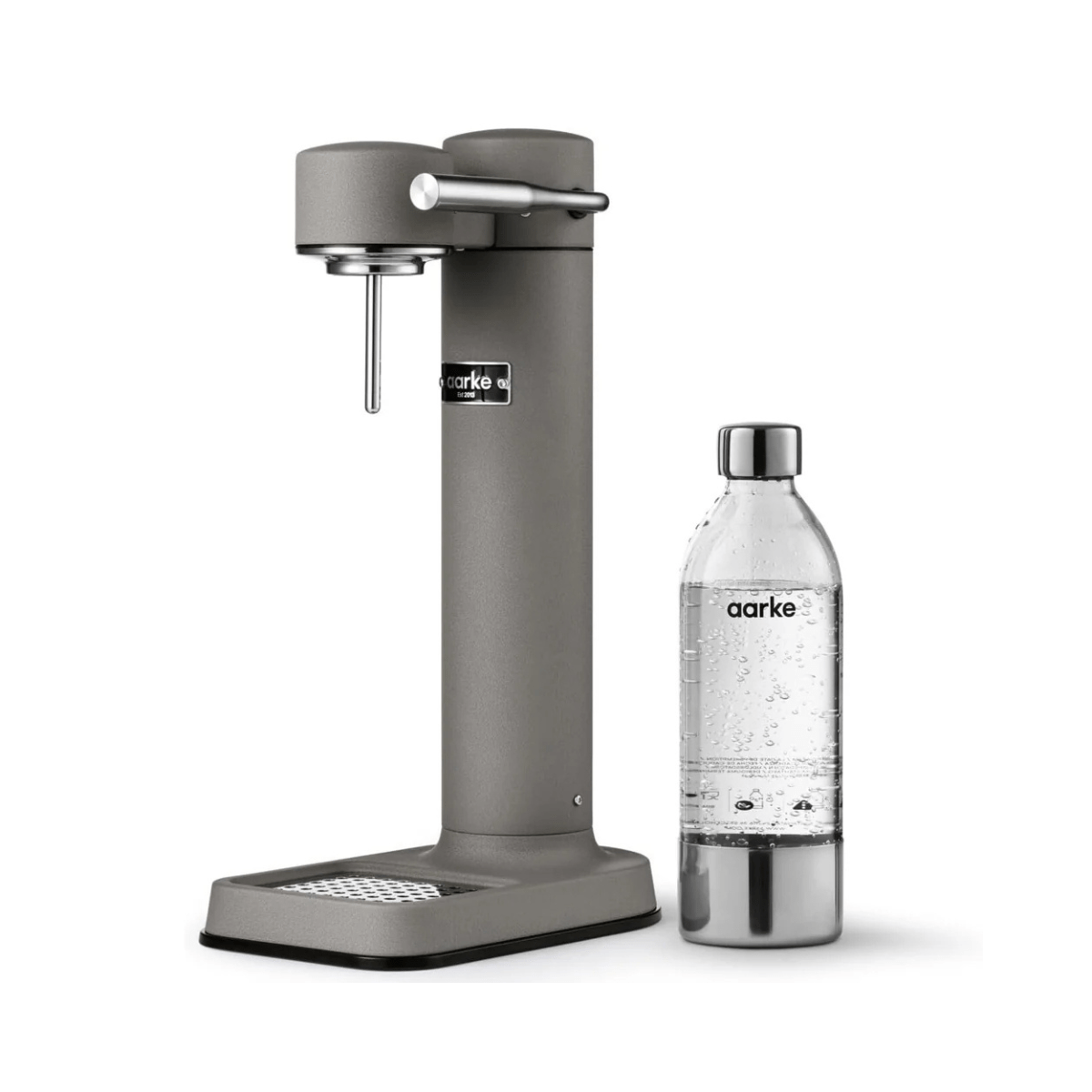 Aarke Carbonator 3 – Sparkling Water Maker (Matte Grey) - WATER CARBONATORS, SODA STREAM - Beattys of Loughrea